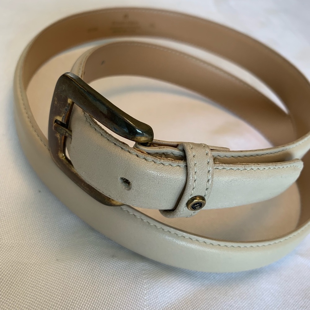 Etienne  Aigner XL cream belt USA